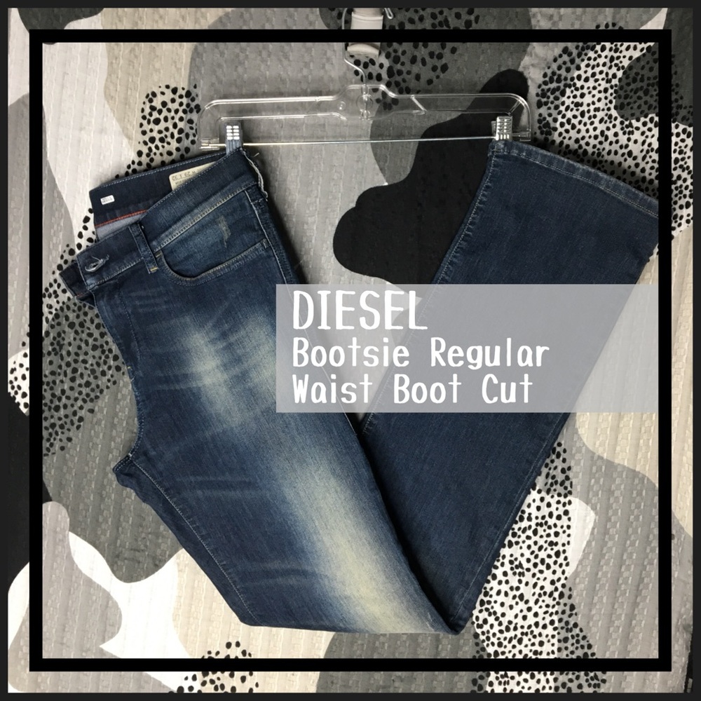 DIESEL • Bootzee Regular Waist Boot Cut Jeans